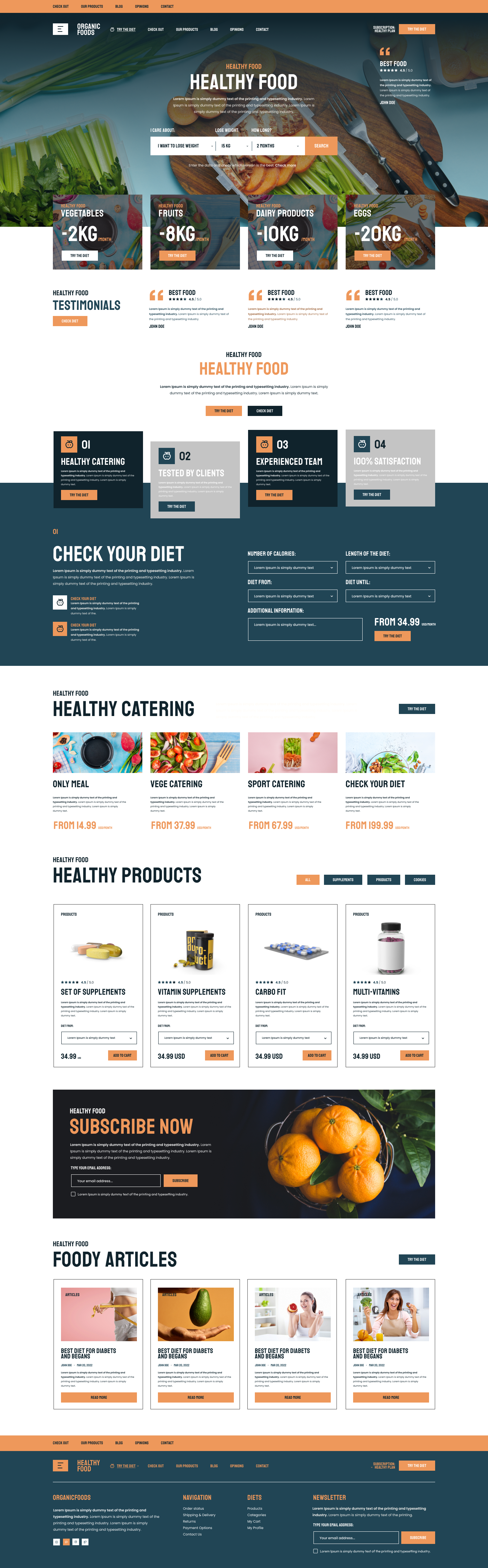 Organic Foods Shopify Theme-WorkDo