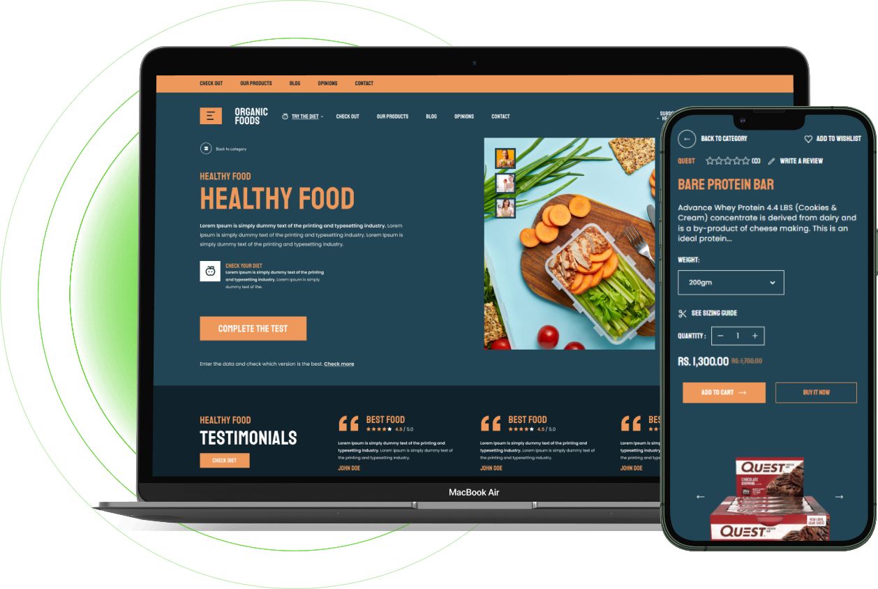 Organic Foods Shopify Theme - Workdo