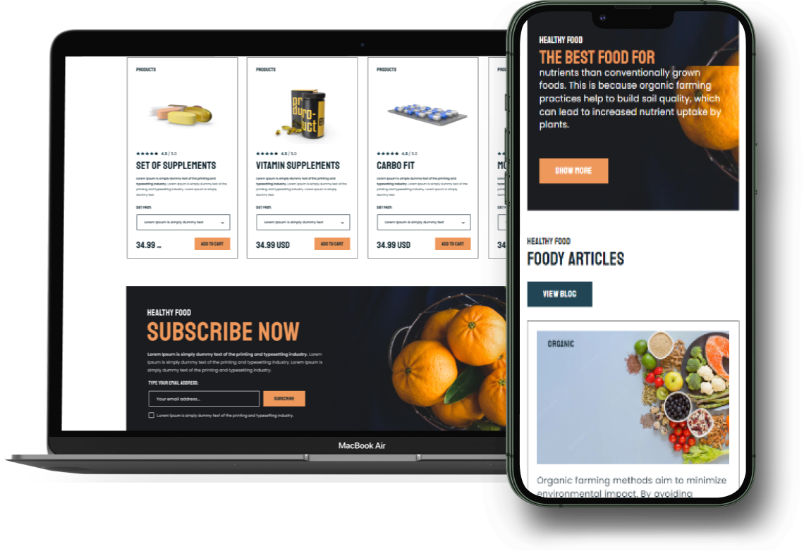 Organic Foods Shopify Theme - WorkDo