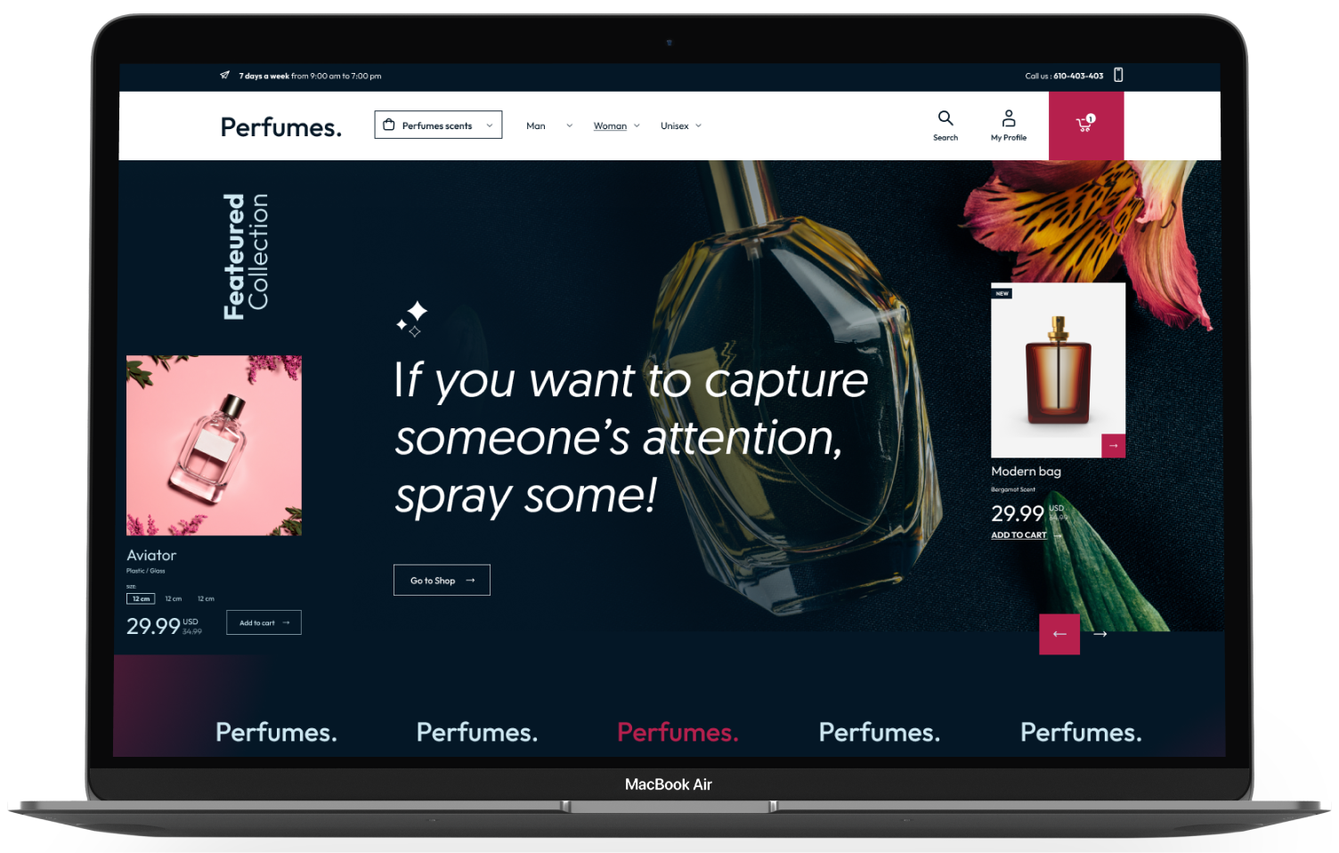 Perfumes Shopify Theme - WorkDo