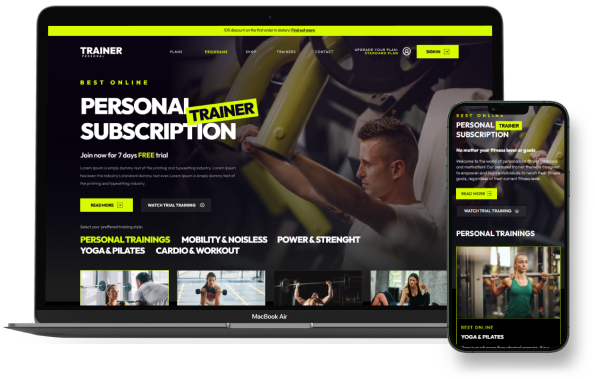 Personal Trainer Shopify Theme - WorkDo