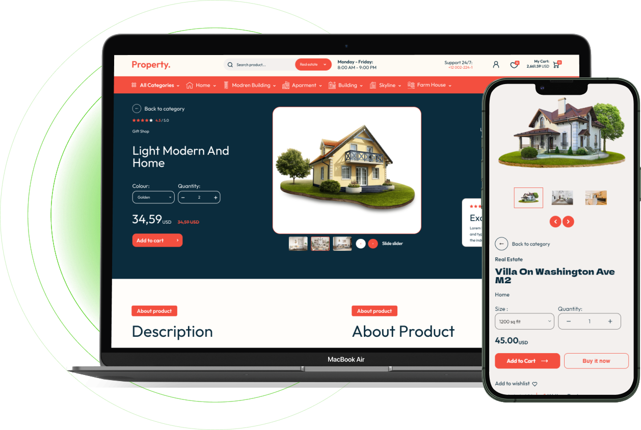 Property Shopify Theme - WorkDo