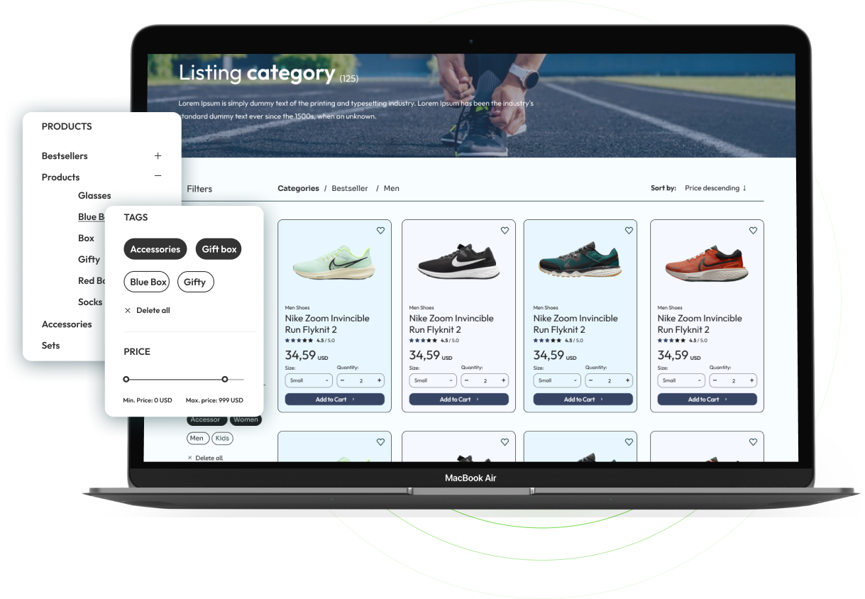 Shoes Theme Add-on for eCommerceGo - WorkDo