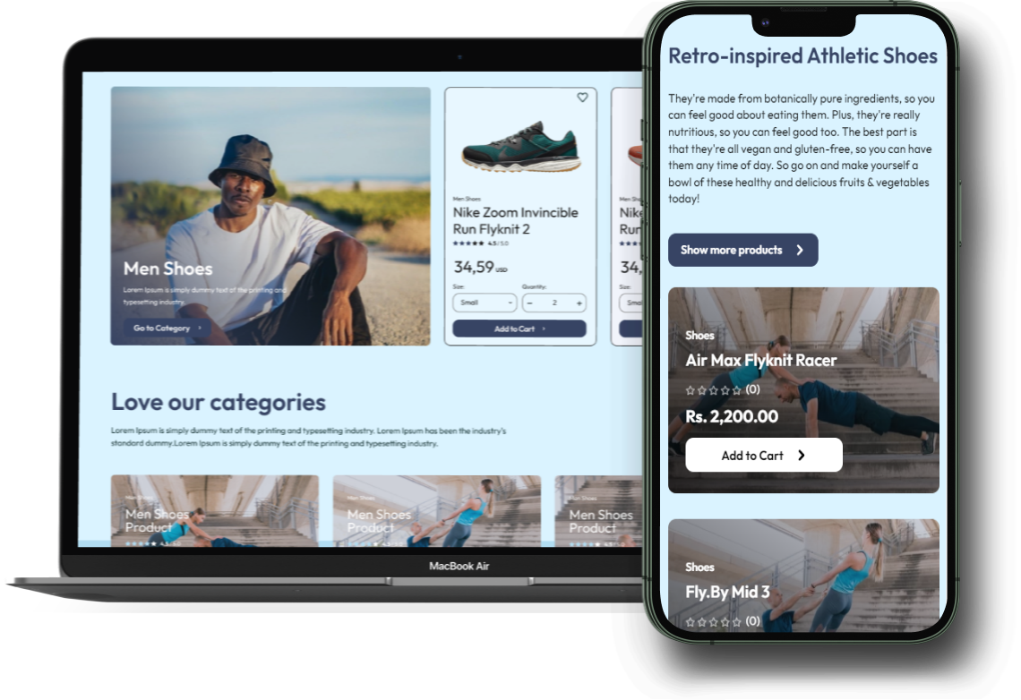Shoes Theme Add-on for eCommerceGo - WorkDo