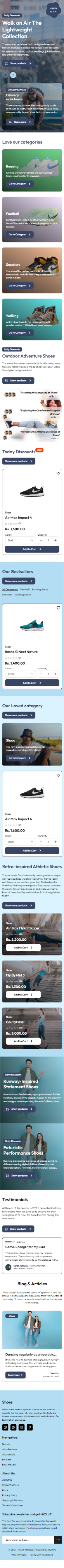 Shoes Theme Add-on for eCommerceGo - WorkDo