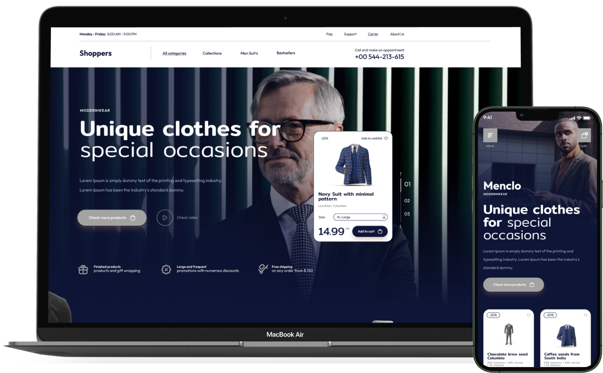 Shoppers Shopify Theme - WorkDo