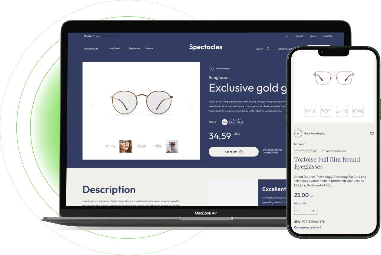 Spectacles Shopify Theme - WorkDo