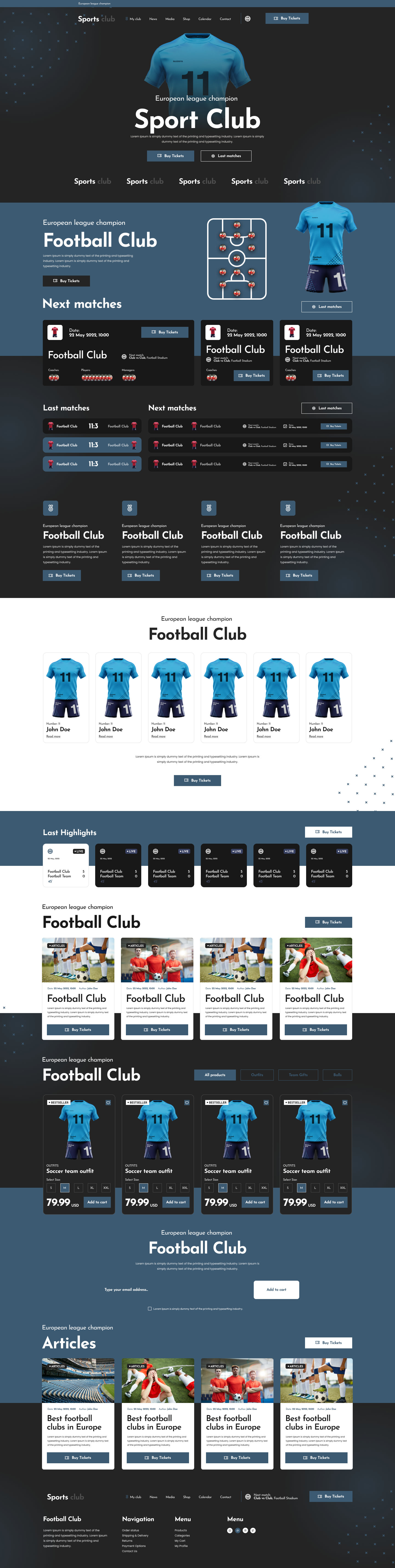 Sports Club Shopify Theme-WorkDo