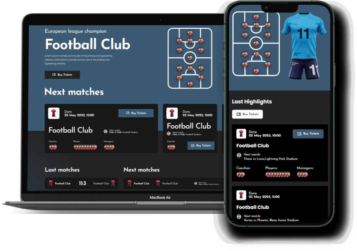 Sports Club Shopify Theme - Workdo