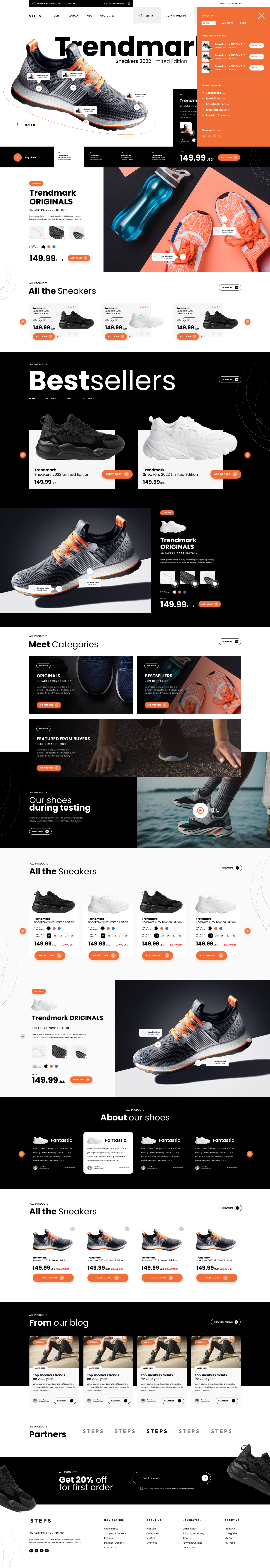 Steps Theme Add-on for eCommerceGo-WorkDo
