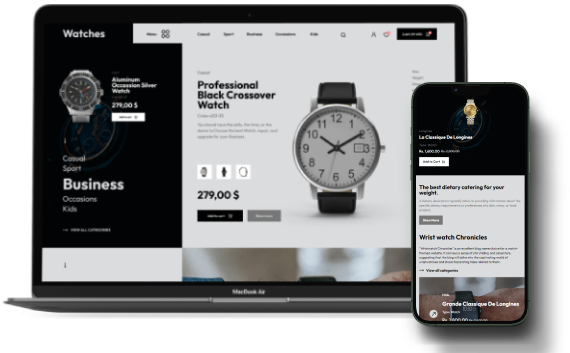 Watches Opencart Theme - WorkDo