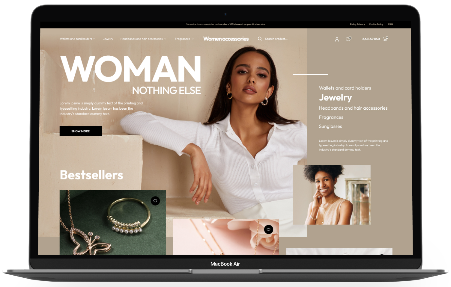 Women Accessories Shopify Theme - WorkDo