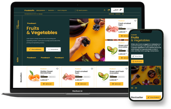 Food Stuffs WordPress Theme-WorkDo