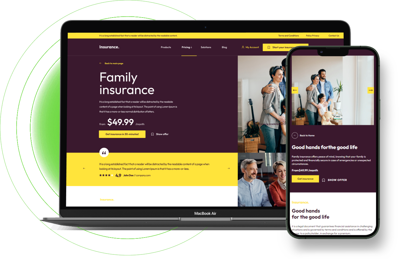Insurance WordPress Theme - WorkDo